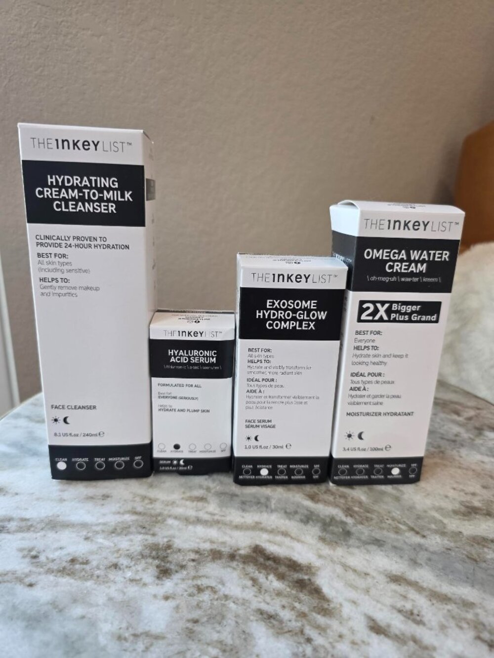 The Inkey List Hydration & Glow Skincare Set — NEW IN BOX